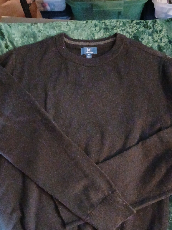 George Other - George Men's Crewneck Sweater in Black SZ M
